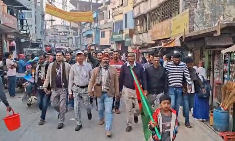 পাবনা-২: প্রতীক বরাদ্দের পর সুজানগরে বিএনপির বিশাল আনন্দ মিছিল